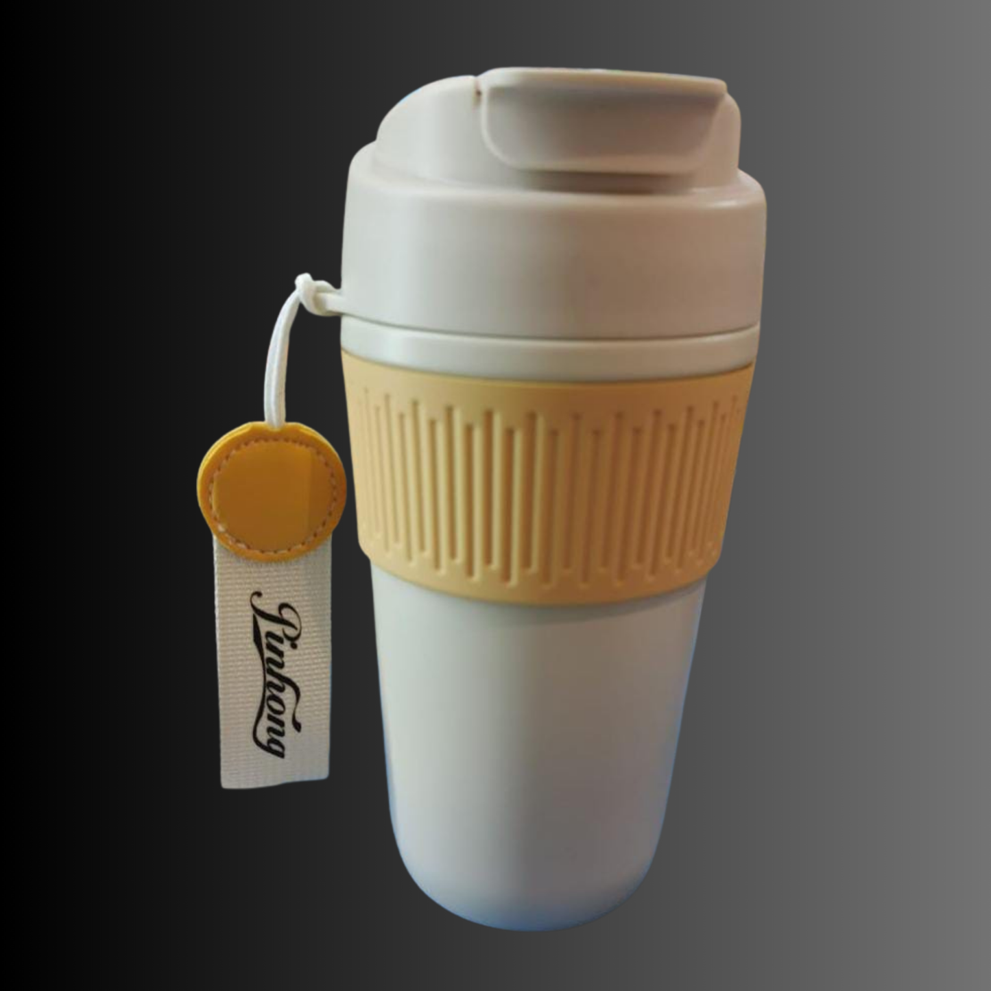 510ml 2-in-1 Stainless Steel Coffee & Tea Travel Mug | 304 SUS with Straw + Sipper & Silicone Grip