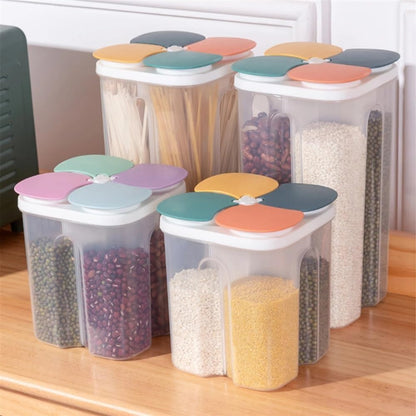 4 portion multipurpose storage jar 3000ML