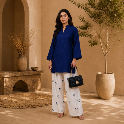 Cherry Printed Farshi Shalwar 2PC Cotton Suit