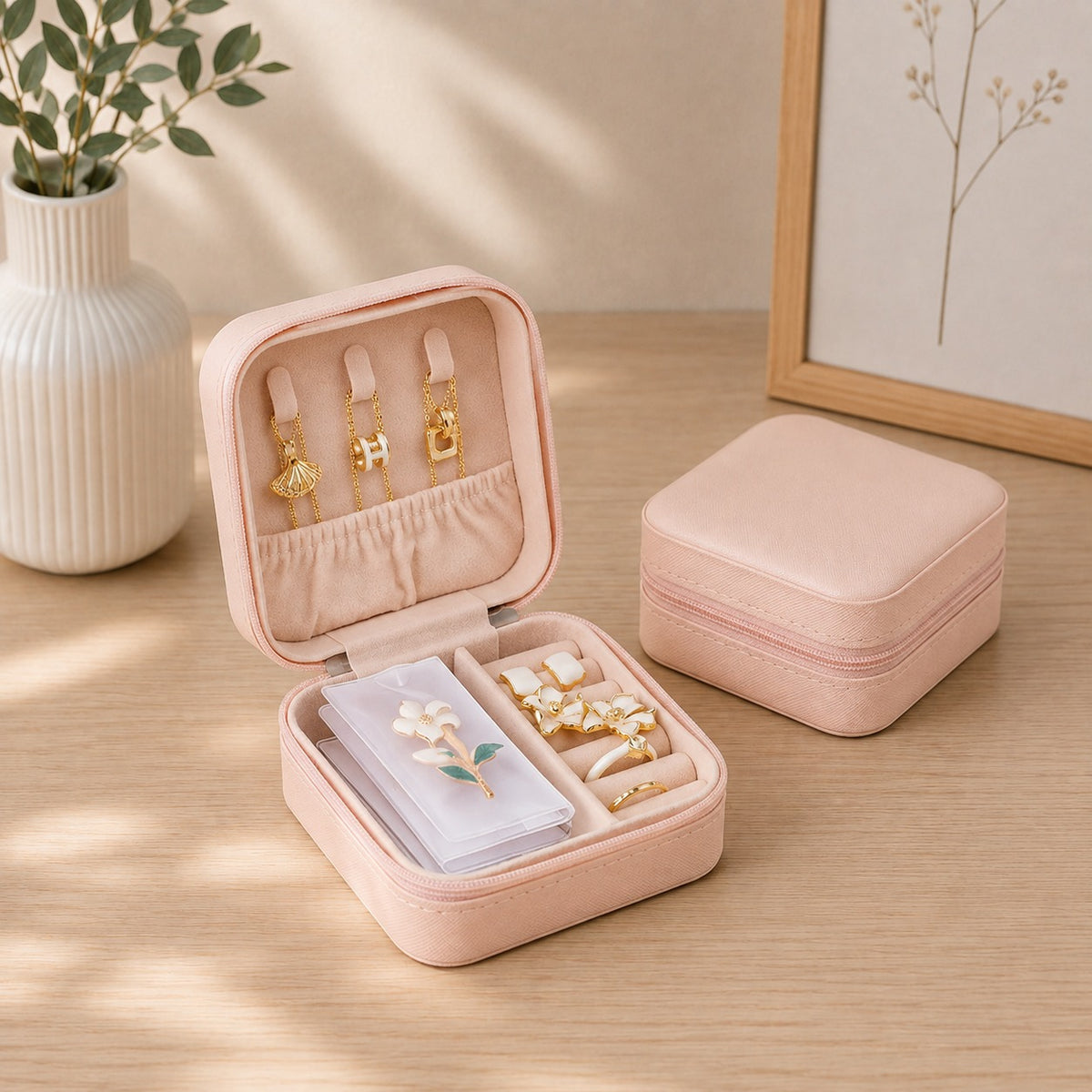 Premium Travel Jewelry Organizer Box