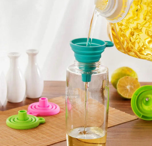 Silicone Funnel Liquid Dispenser Oil Hopper Funnel