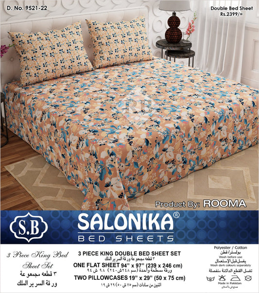 Salonika Premium Double Bedsheet Set