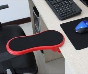 Rotating Computer Desk Arm Rest – Adjustable 360° Ergonomic Arm Support