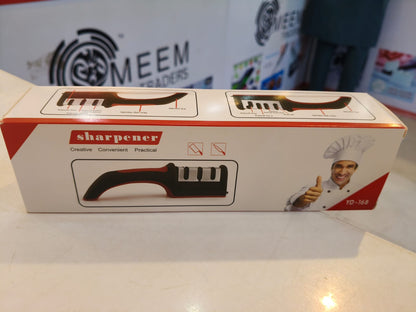 Professional  Knife Sharpener - Tungsten Steel, Diamond & Ceramic Sharpening Stones for Kitchen Knives