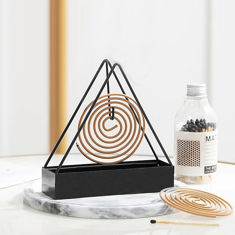 Anti-Scald Mosquito Coil Holder With Tray