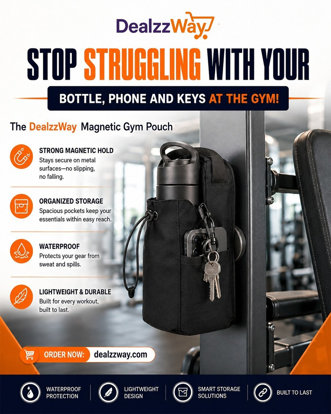 Magnetic Gym Pouch