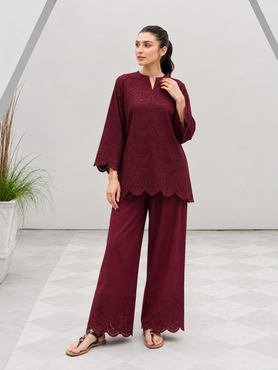 Chikinkari Embroidery Cotton