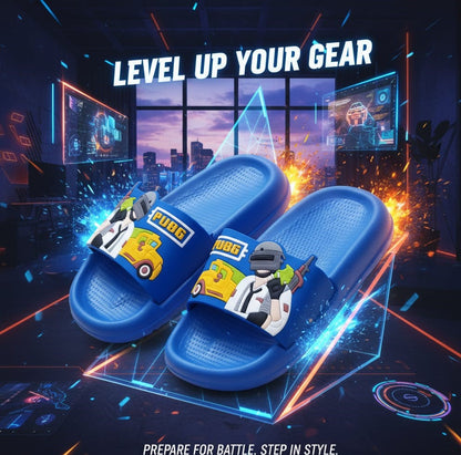 PUBG Kids Sliders Sizes 24–35 (Ages 3–10)
