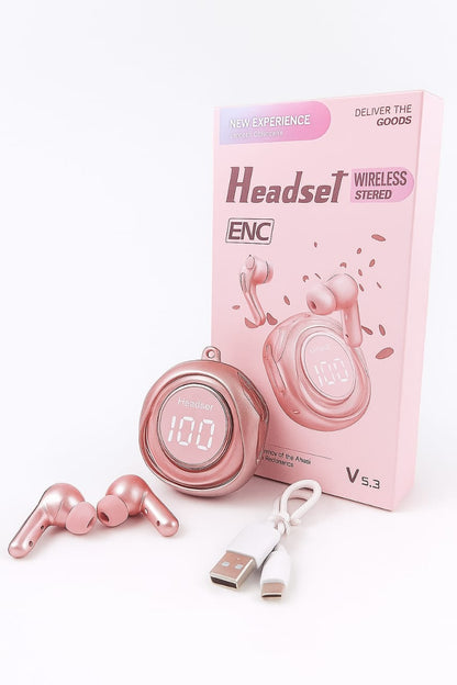 Air 39 Transparent Bluetooth Earbuds (Imported)