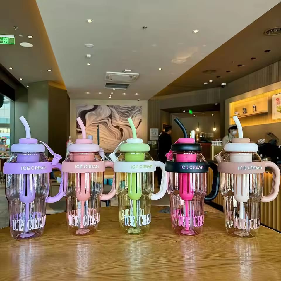 Cute 1300ml Leak-Proof Water Bottle
