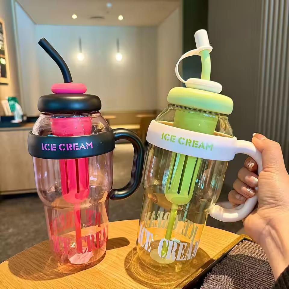 Cute 1300ml Leak-Proof Water Bottle