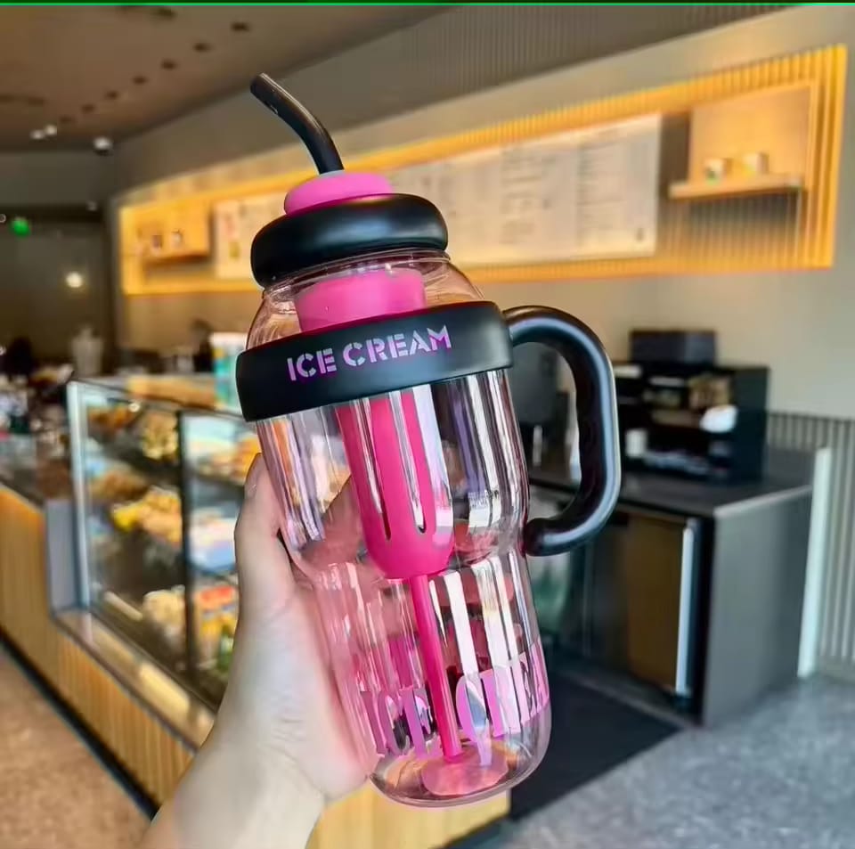 Cute 1300ml Leak-Proof Water Bottle