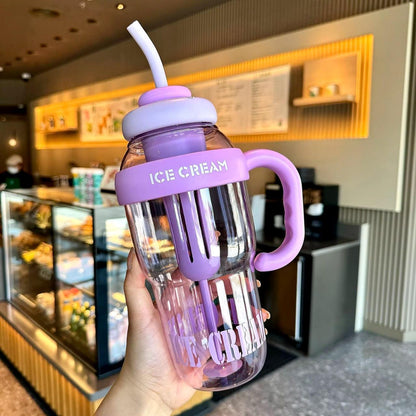 Cute 1300ml Leak-Proof Water Bottle