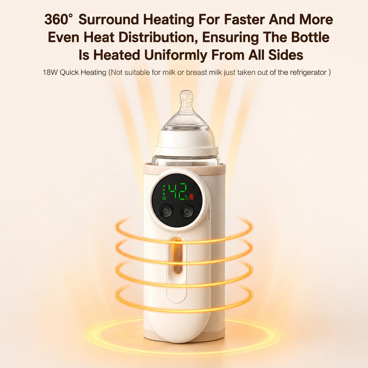 Portable Rechargeable Baby Bottle Warmer