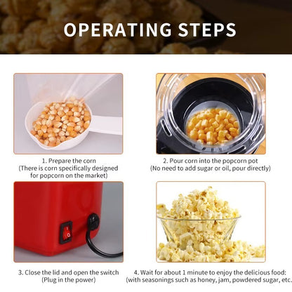 Mini Popcorn Machine for Kids & Family Fun