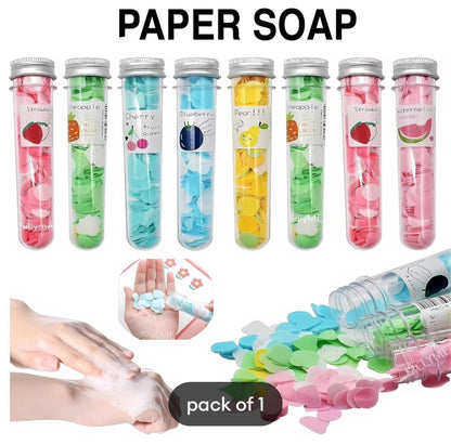 Pocket-Size Hygiene: 3-Pack Portable Paper Soap