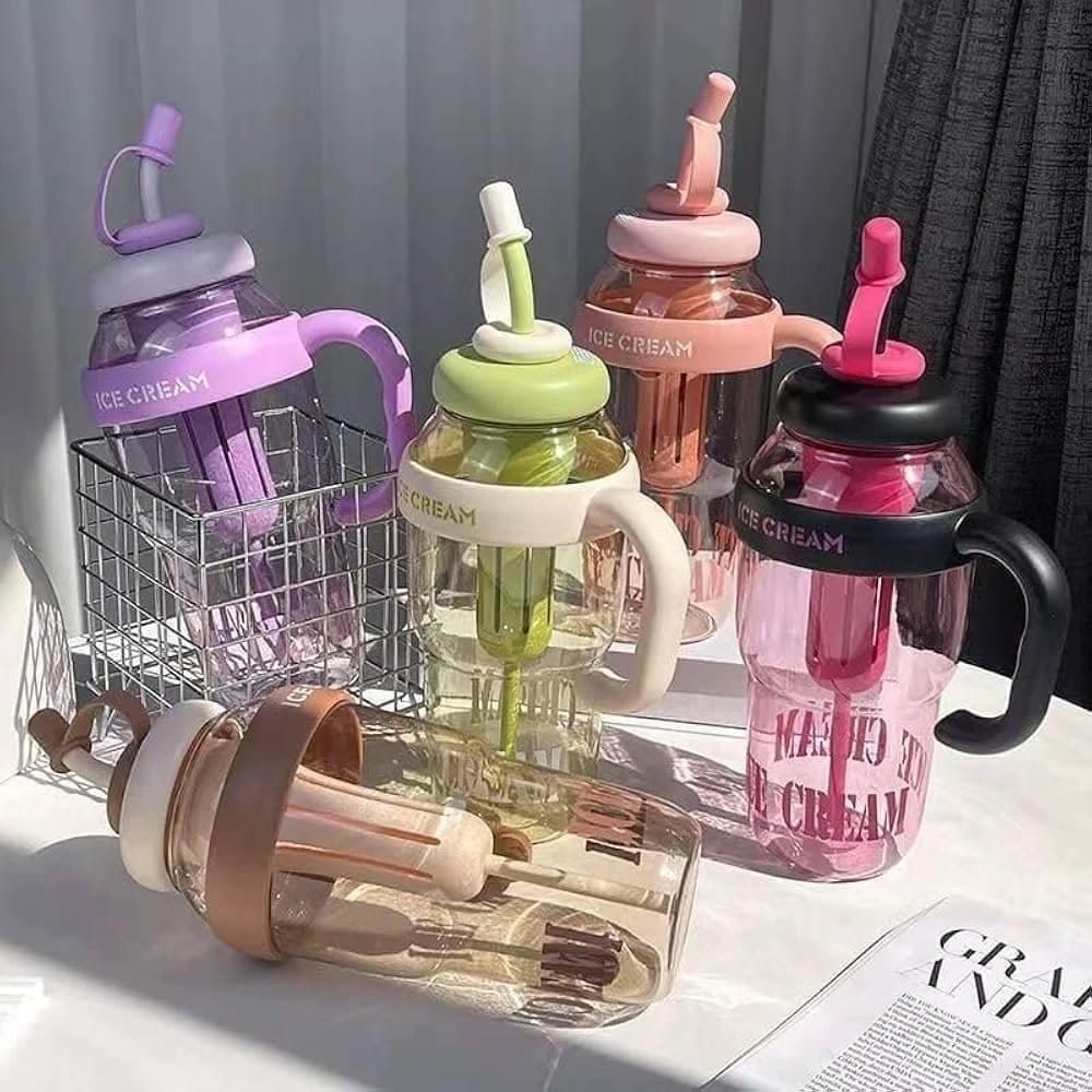 Cute 1300ml Leak-Proof Water Bottle